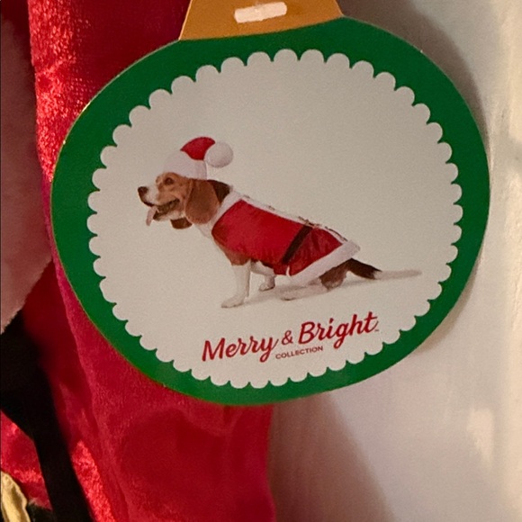 Red Mrs. Claus Costume with Santa Hat - Picture 5 of 7